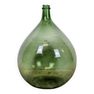 Give me a green glass goblet.