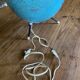 Mappemonde lampe, globe terrestre vintage