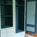 Green wardrobe thatdon art deco