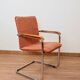 Bauhaus desk chair chrome granola 1970