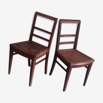 A pair of vintage Bistro Chair in wood