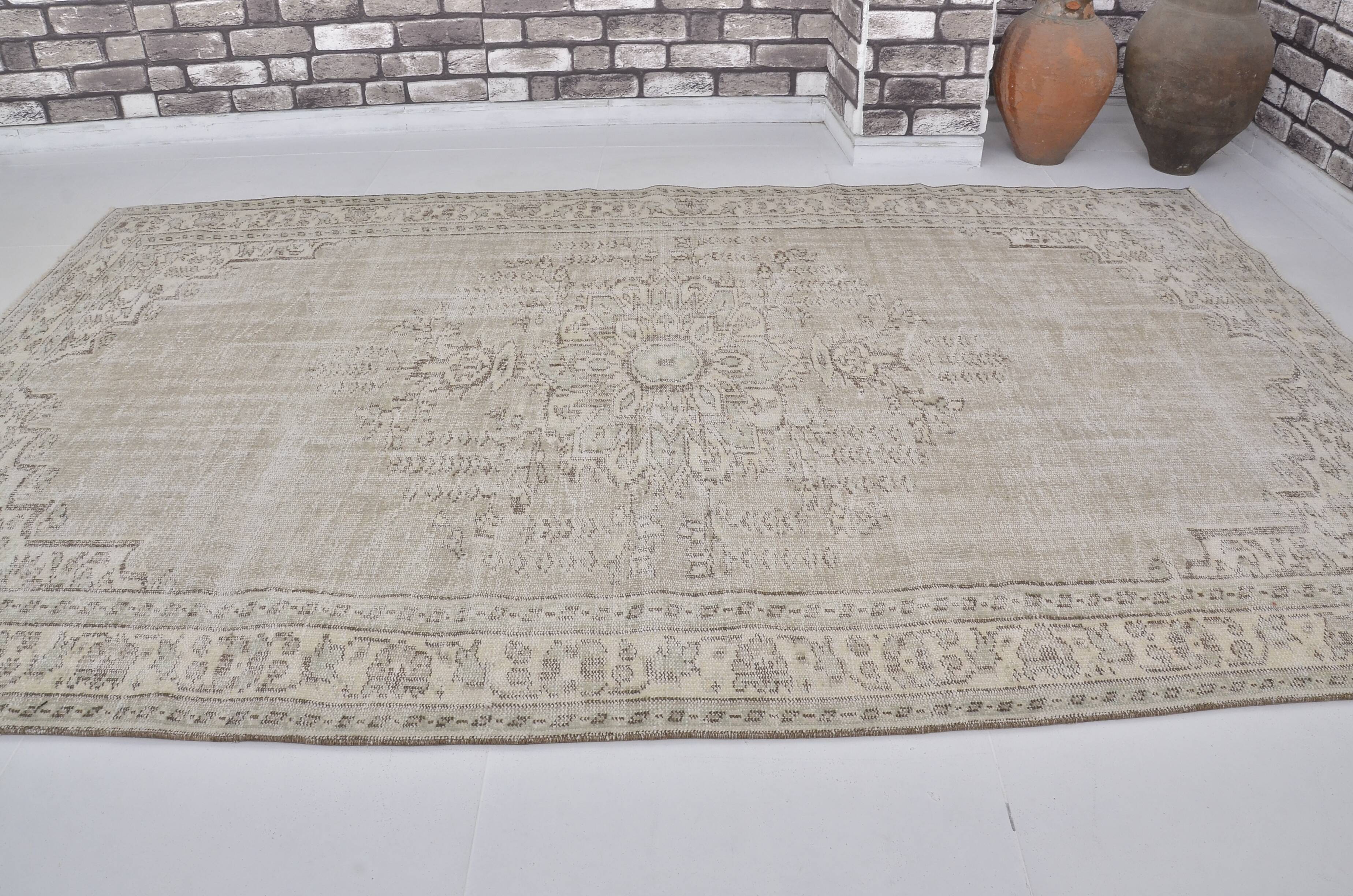 Beige Anatolian Handknotted Wool Rug sku 1487