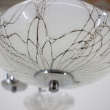 Art Deco chrome chandelier/Napako, 1930´s.