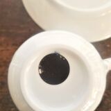Limoges White Porcelain Series of 6 Cups