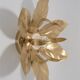 Applique fleur dorée