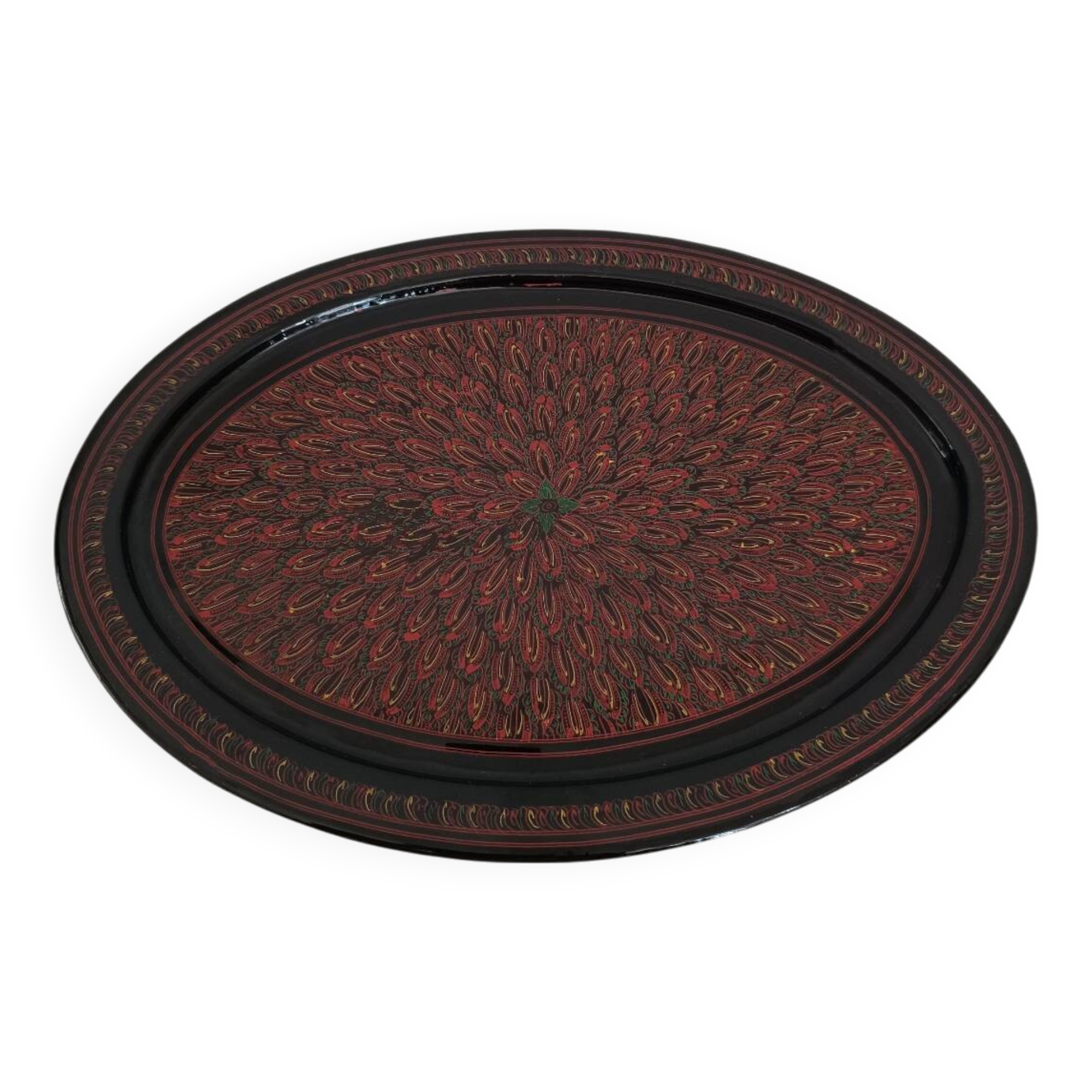 Vintage oval tray