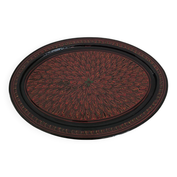 Plateau ovale vintage