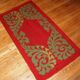 Old American carpet Hooked handmade 88cm x 152cm 1920