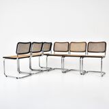 Set of 6 Style B32 Dining Room Chairs by Marcel Breuer