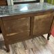 Commode Louis XV Baroque en noyer massif vers 1850-1880