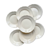 7 Petites Assiettes Vintage en Porcelaine Blanche – Villeroy & Boch