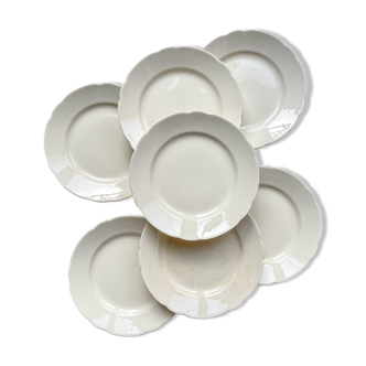 7 Petites Assiettes Vintage en Porcelaine Blanche – Villeroy & Boch