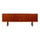 Ejnar Larsen & Aksel Bender sideboard with sliding doors, teak, vintage mid-century Danish design, Næstved Møbelfabrik.