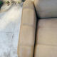 Vintage De Sede leather swivel chair, tulip base.