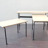Set of 3 Twello nesting tables by Martin Visser for 't Spectrum, 1950's