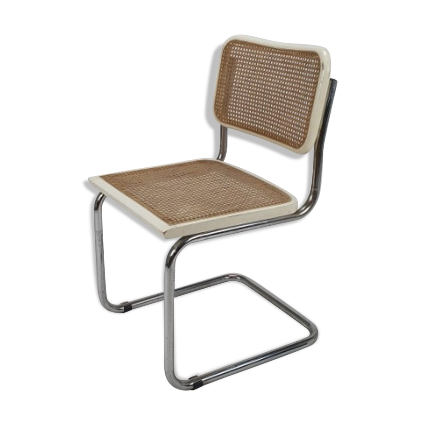 Italian tubular frame and cane Cesca Chair, 1970s