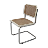 Italian tubular frame and cane Cesca Chair, 1970s