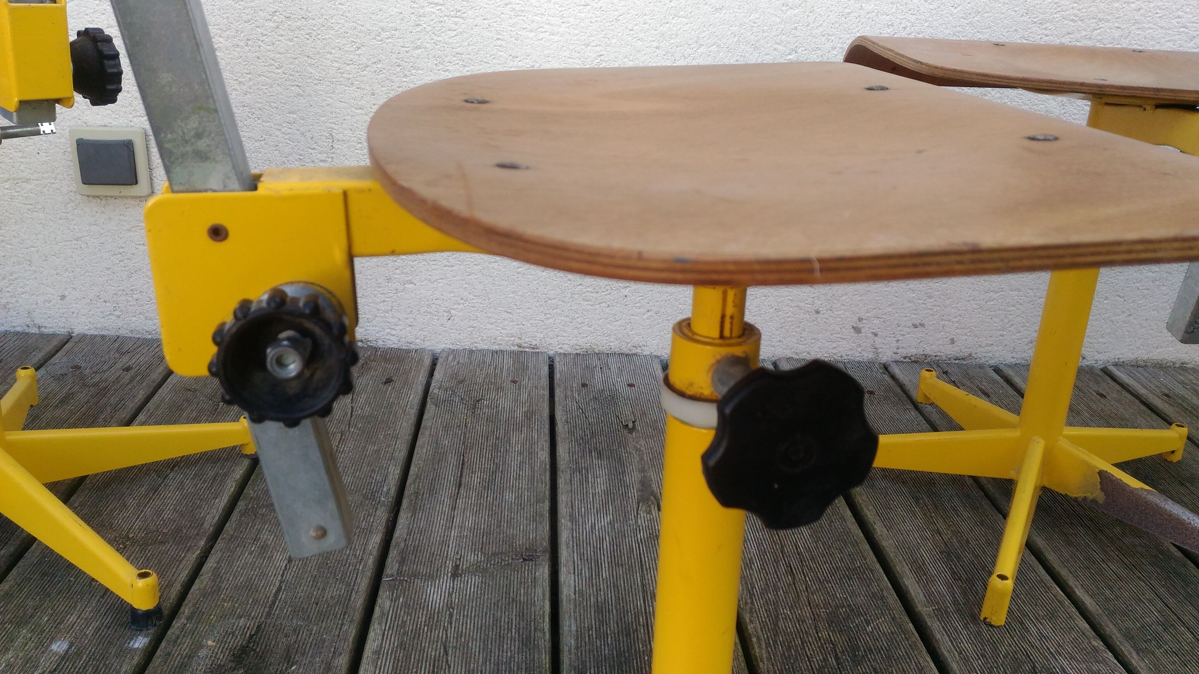 Five chairs of architect