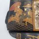 Antique Napoleon III letter holder with old photo