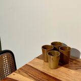 Ensemble de 4 tasse en grès vintage