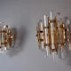 Set of 2 wall sconces Murano Sconces by Paolo Venini