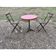 Bistro table + 2 folding chairs