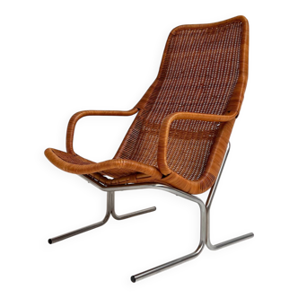Model 514 rattan armchair by Dirk van Sliedregt, 1970’s