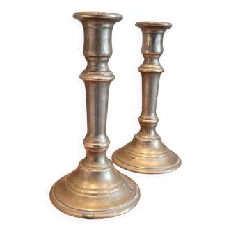 La Redoute x Selency pair of brass candle holders 10