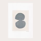 Abstract painting on paper - infinity - painting signed eawy