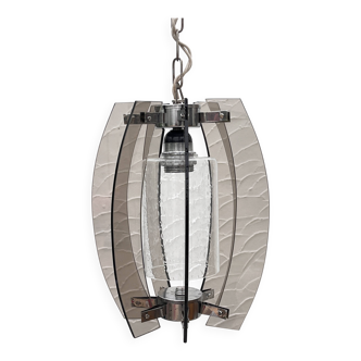Glass pendant light