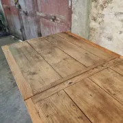 19th Century French Farmhouse Table in Chestnut Wood, Extendable to 365cm, Rustic Dining or Work Table