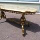 Coffee table in bronze brass and Fratelli Orsenigo marble