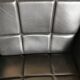 Vintage 1970s black leather armchair