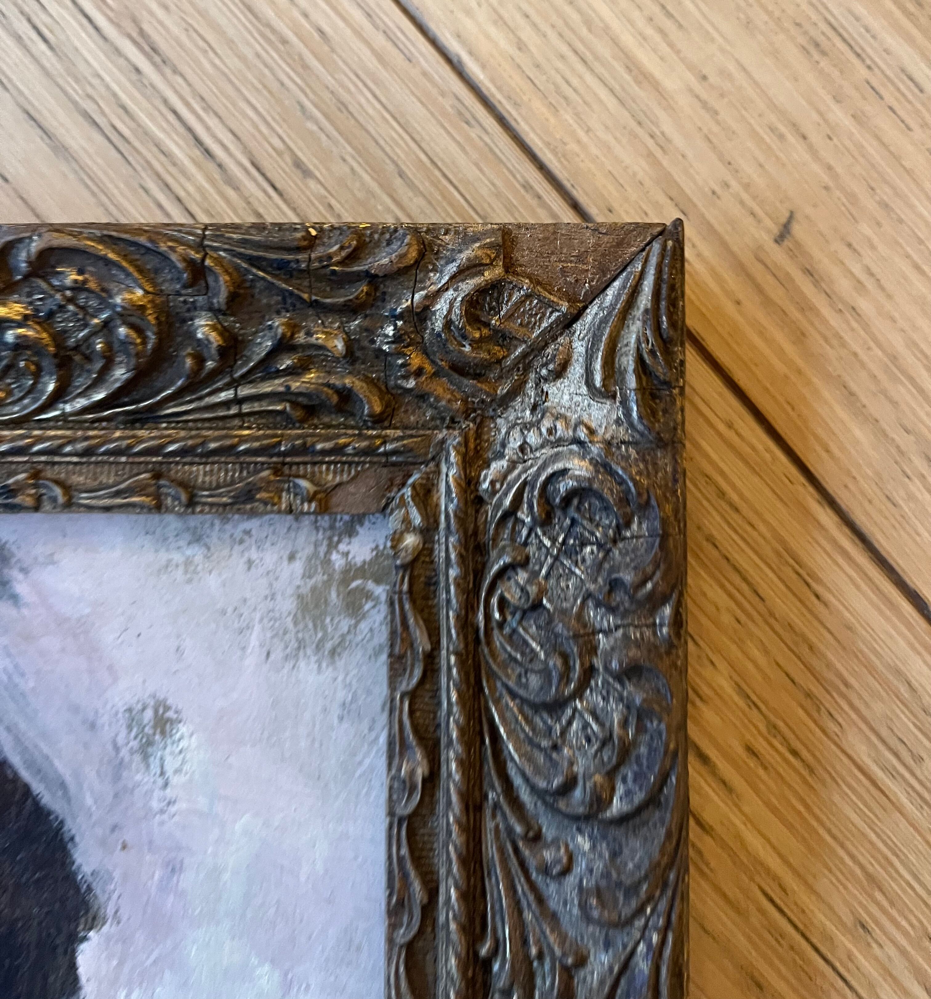 Young woman in profile