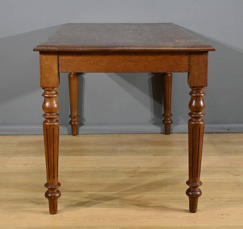 Oak Vis-à-vis Desk – Late 19th Century