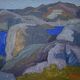 Vintage Landscape Painting by Svan Grandin (1906-1982) “Seacoast”