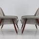 1980s pair of italian refurbished armchairs
