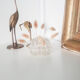 Vintage glass flower pick VMC Reims