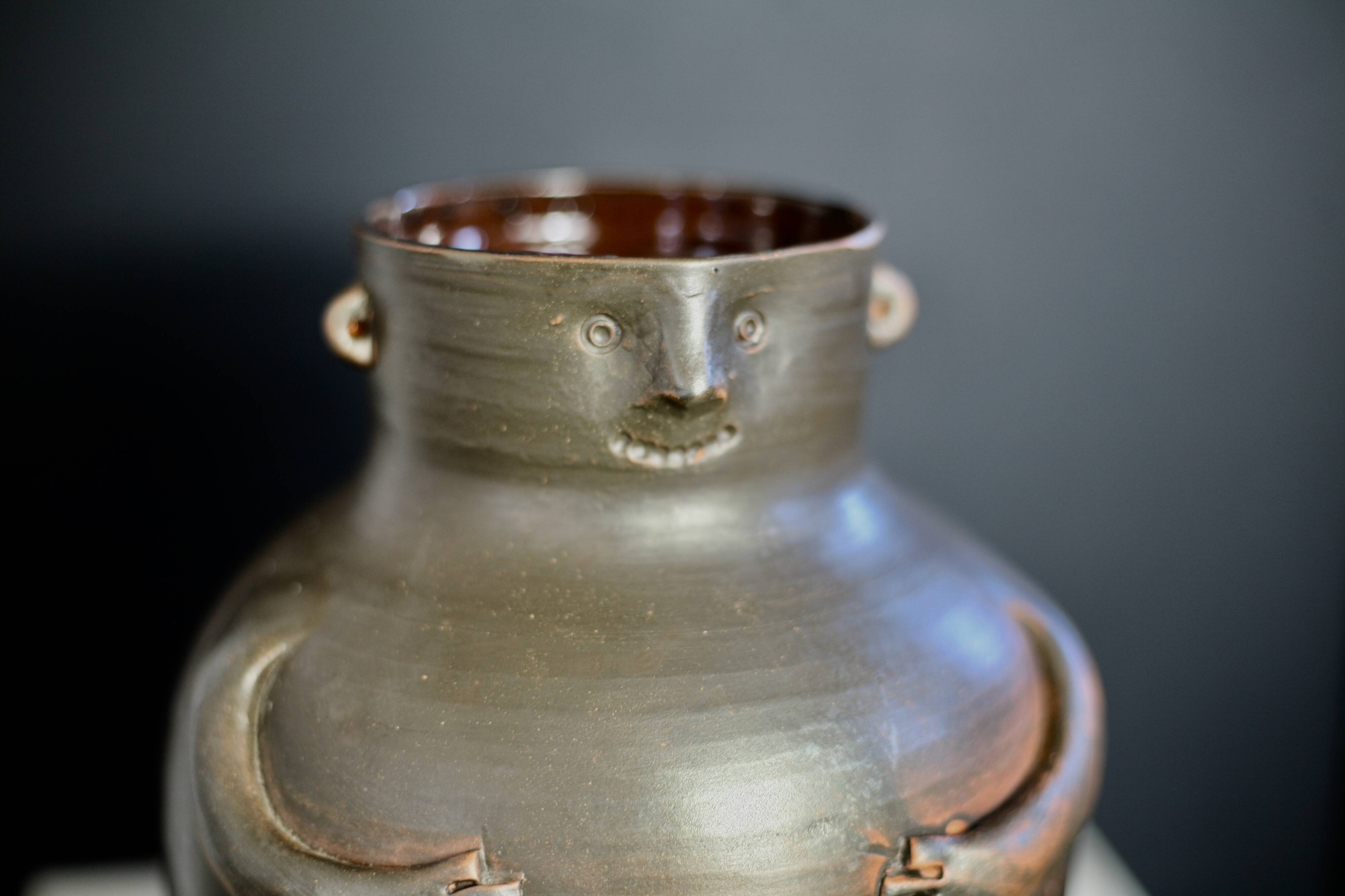 Anthropomorphic ceramic vase. 1970s