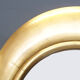 Gold beech mirror with leaf - 92x63cm