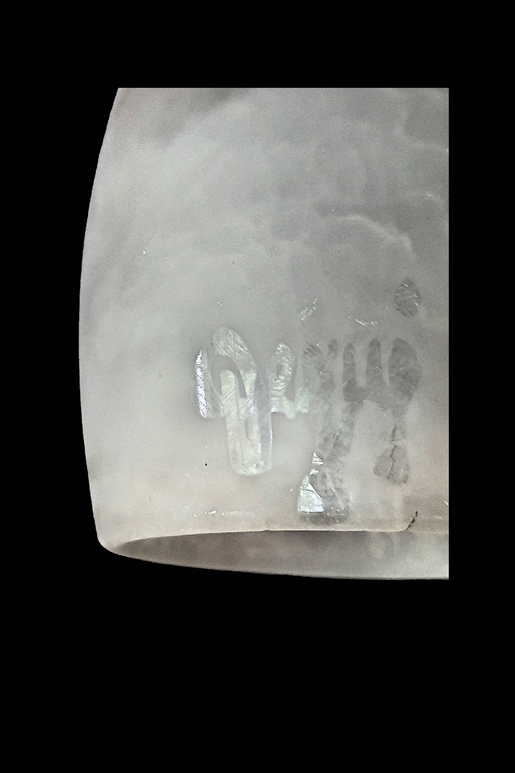 Lampe art deco tulipe signé degue