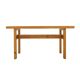 Solid pine dining table, Denmark, 1980s