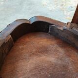 Louis xv louis xvi transitional style pedestal table in walnut marquetry