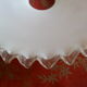 Opaline glass suspension lampshade