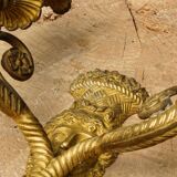 Paire d'appliques en bronze d'époque Empire