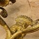 Paire d'appliques en bronze d'époque Empire