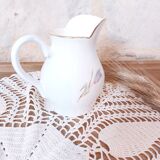 Digoin & sarreguemines monica milk jug, 1950s