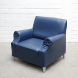 Lazy Working leather armchair by Philippe Starck for Cassina