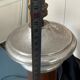 Mid-century lamp base in wood and metal