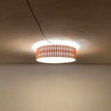 Wicker ceiling lamp